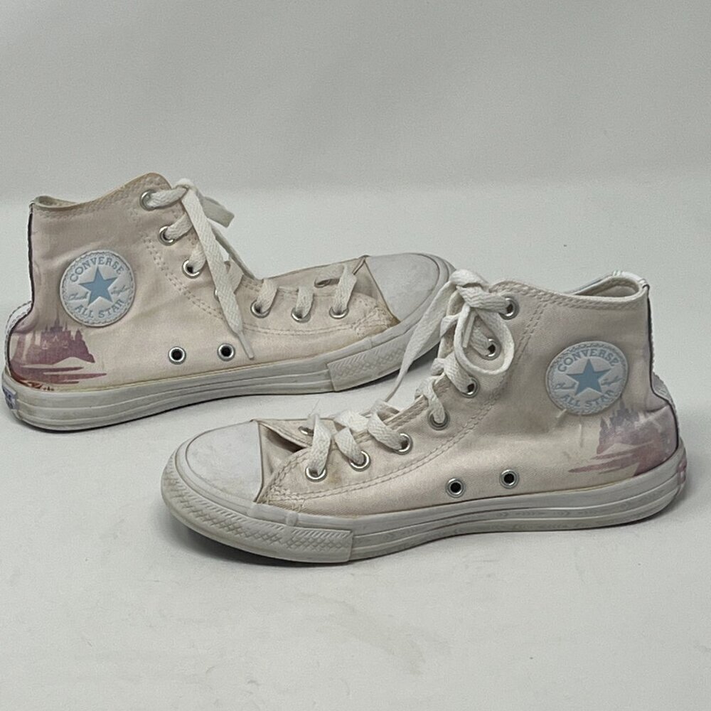 Converse All Star Frozen high-tops shoes 3 girls cream - Picture 4 of 12